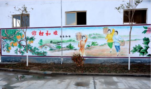 宜昌乡镇文化墙 乡风文明焕发新活力