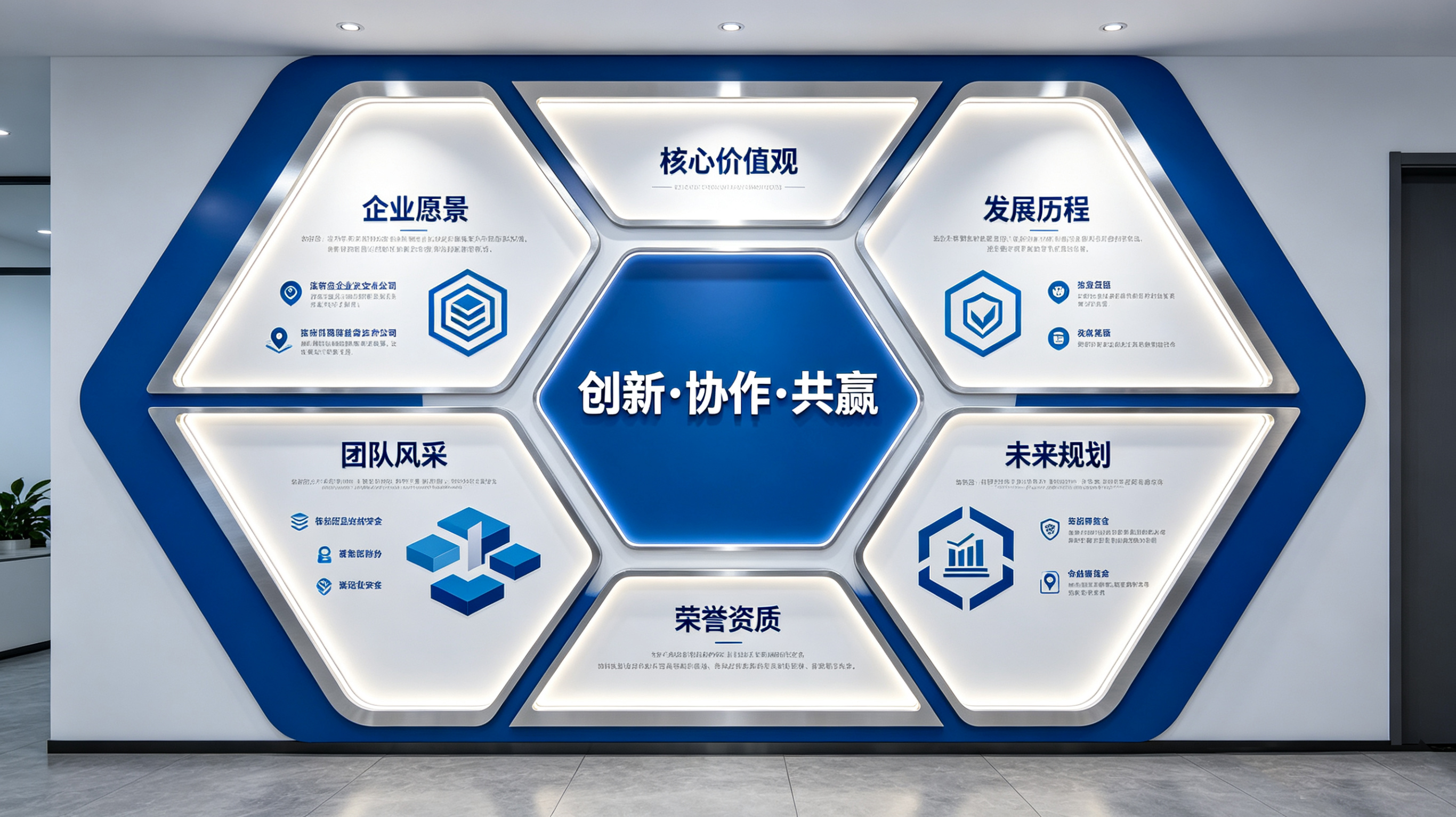 宜昌企业文化墙六边形避坑指南（新手常犯5个错误）